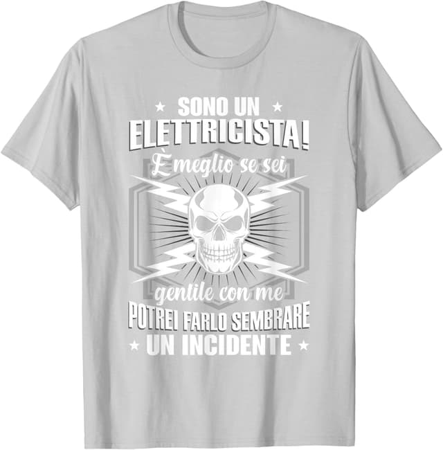 Detalle 2 de Detto Sii Sempre Gentile maglietta elettricista