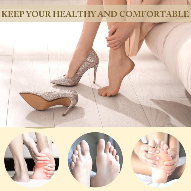 Thumbnail 4 de VEGCOO Semelles voûte plantaire gel 8 paires 🦶