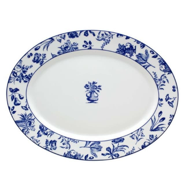 Imagen de Vista Alegre Fuente Oval Chintz Azul 🥣 en OfertitasTOP