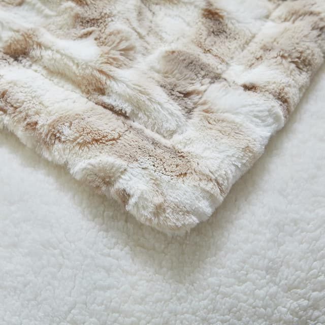 Thumbnail 6 de Wajade Couverture Plaid polaire super chaude marbre 130x160 cm