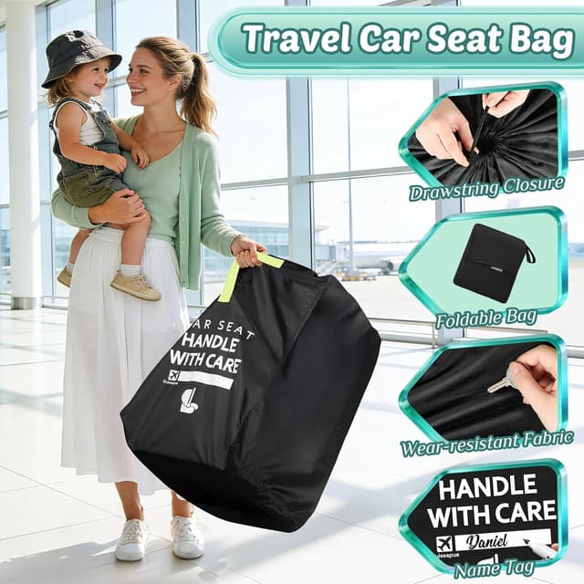 Thumbnail 4 de Guiseapue Car Seat Travel Bag for Airplane