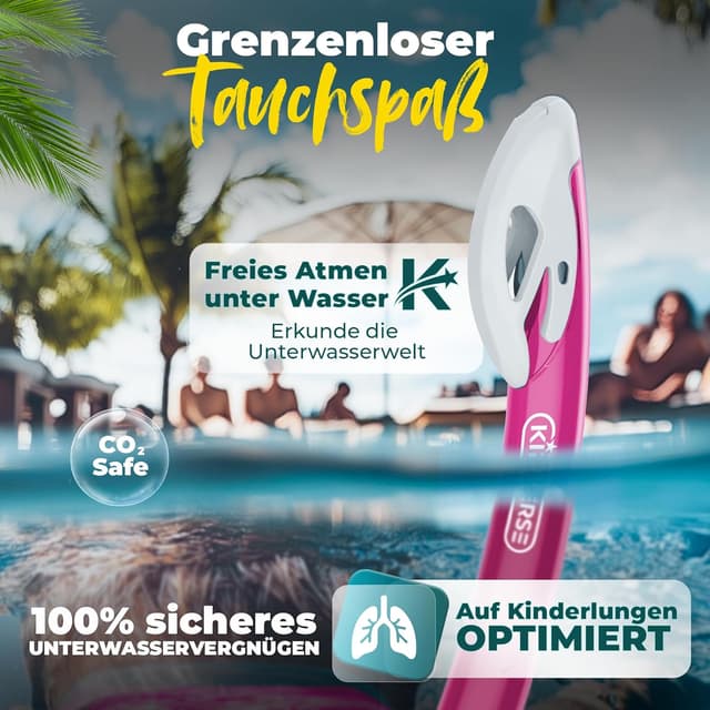 Thumbnail 5 de KIDVERSE Schnorchelset Kinder Taucherbrille 👶🌊