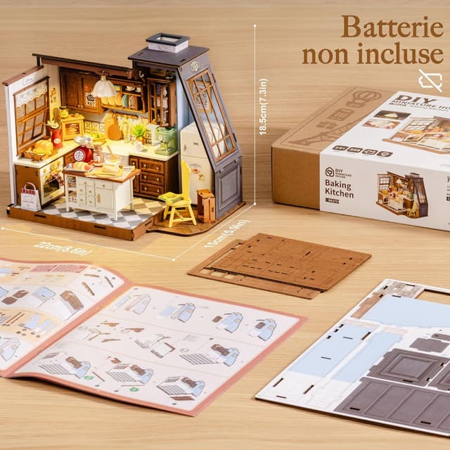 Thumbnail 2 de Rolife Miniature Casa kit casa in miniatura DIY per dollhouse 🧩