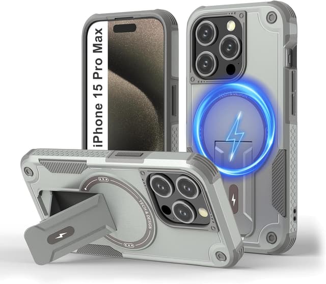Detalle de Tuvror iPhone 15 Pro Max magnetic case
