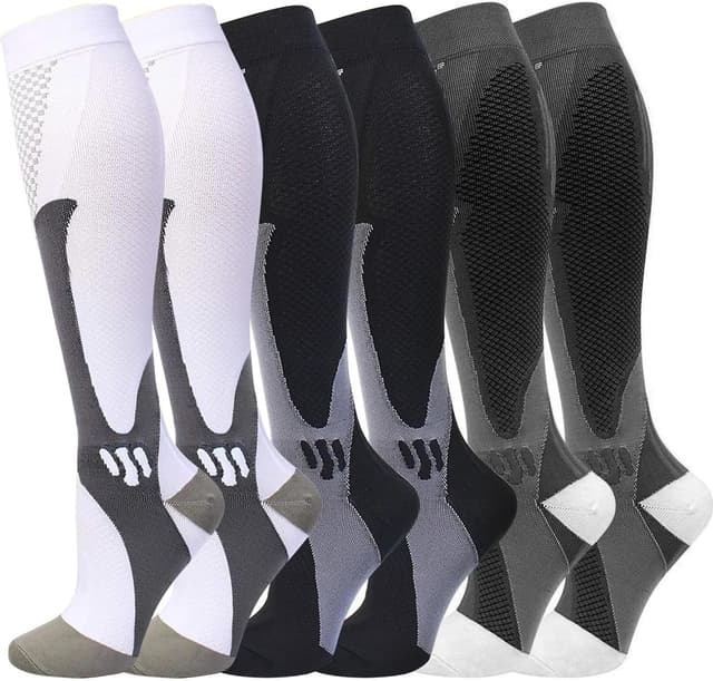 Imagen de Gcbiger Compression Socks 20–30 mmHg (3 Pairs) en OfertitasTOP