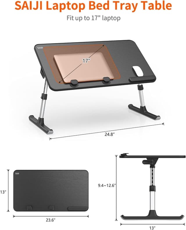 Thumbnail 6 de SAIJI Adjustable Laptop Desk