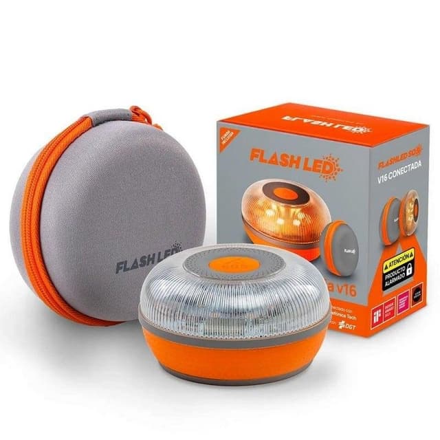 Detalle de FlashLED SOS V16 IoT baliza conectada, SIM 2038