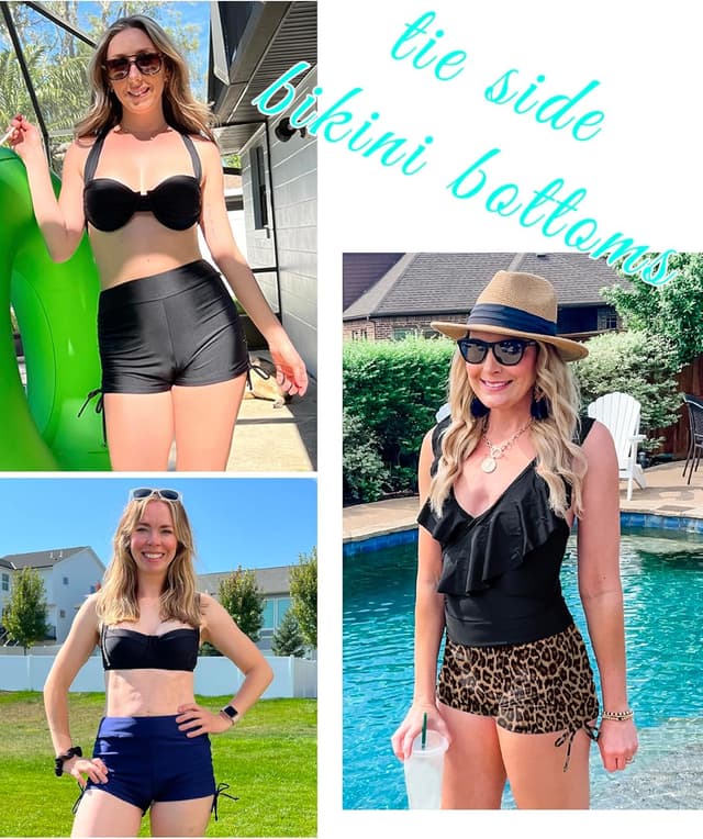 Thumbnail 4 de Bonneuitbebe High Waist Swim Shorts