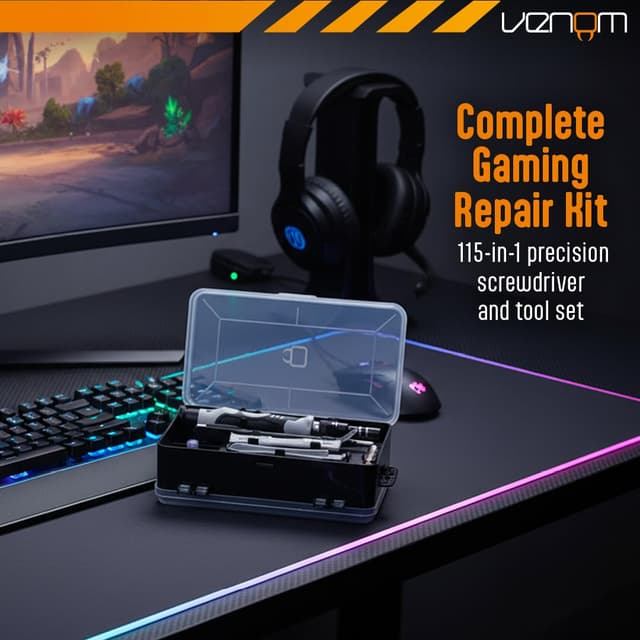 Detalle 2 de Venom 124-in-1 Reparaturset 124-in-1