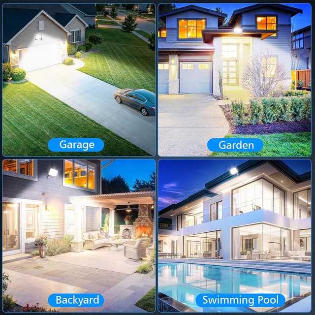 Thumbnail 6 de NATPOW Outdoor Security Light with Motion Sensor