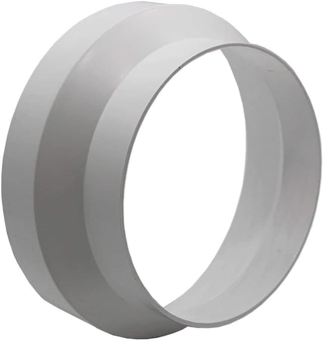 Detalle de Kair Ducting Reducer 100mm to 80mm reduction connector for extract fans and ventilation systems