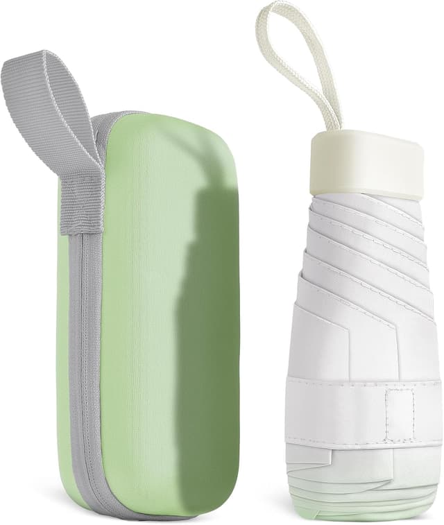 Detalle de Aolso Mini Ombrello pieghevole da viaggio ultraleggero con UPF 50+