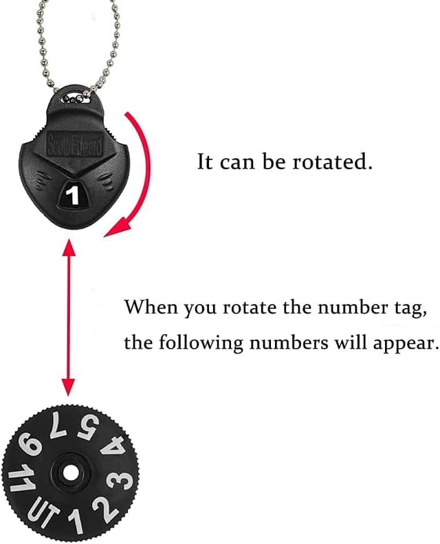 Thumbnail 6 de Scott Edward Knit Hybrid Golf Club Covers for Hybrids & UTs – Fine Stripes long neck, washable knit