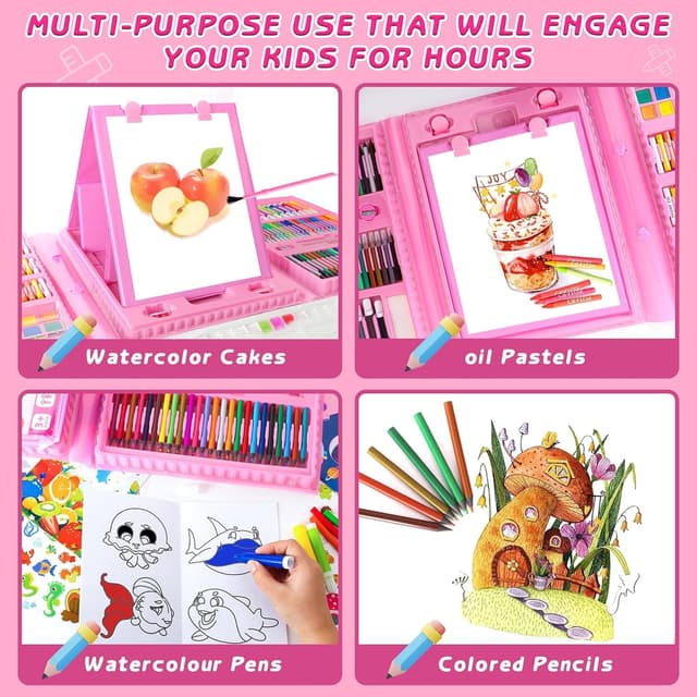 Thumbnail 6 de PENCCOR Premium Malset Deluxe 208-teilig