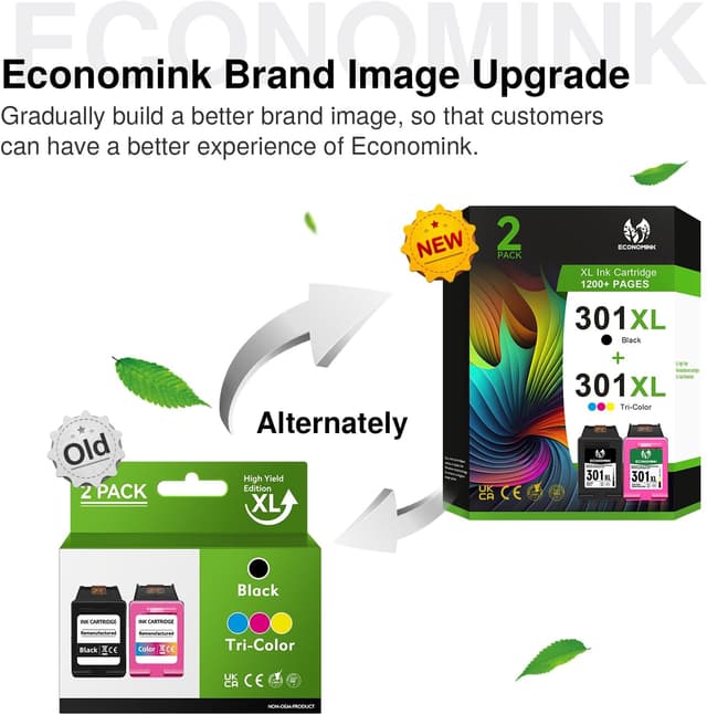 Detalle 2 de 301XL Remanufactured Ink Pack 750/450 pages