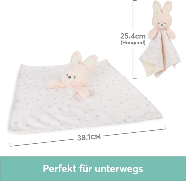 Detalle 2 de GUND Schmusetuch Häschen aus 100% recyceltem Material (ca. 25 cm) – für Babys ab Geburt