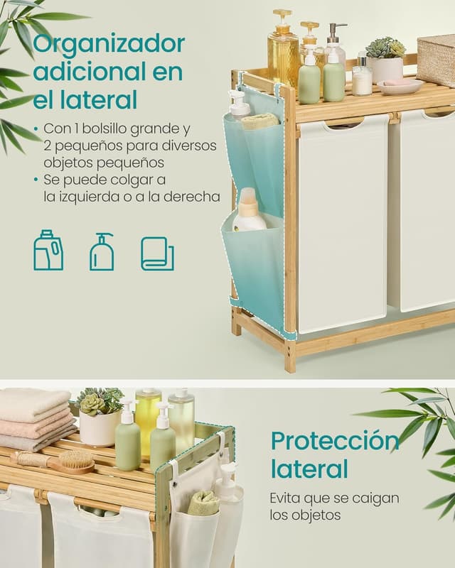 Thumbnail 4 de SONGMICS RLH115W01 Cesto ropa 150 L