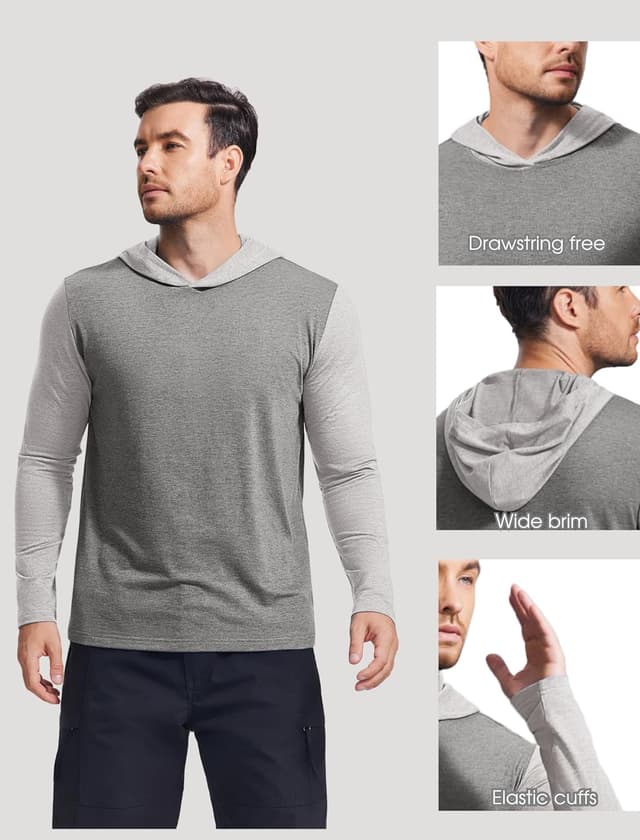 Thumbnail 5 de PINSPARK Lightweight Pullover Hoodie for Men