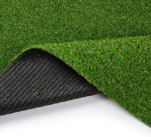 Detalle de Floordirekt Kunstrasen Outdoor Rasenteppich als Meterware – 18 mm Florhöhe, 200 x 300 cm