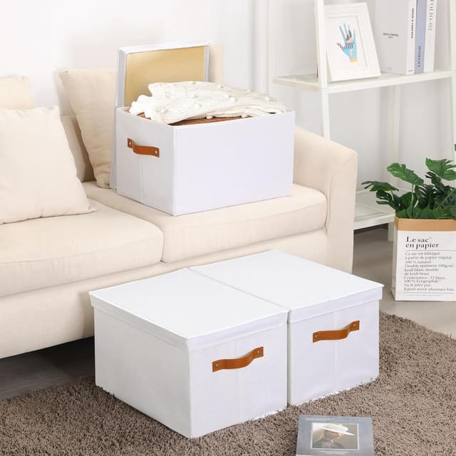 Thumbnail 7 de YheenLf 3 Piezas Caja de Almacenamiento con Tapa