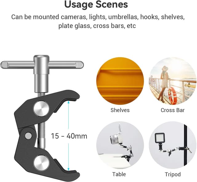 Thumbnail 6 de SMALLRIG 735 Super Clamp 58 mm