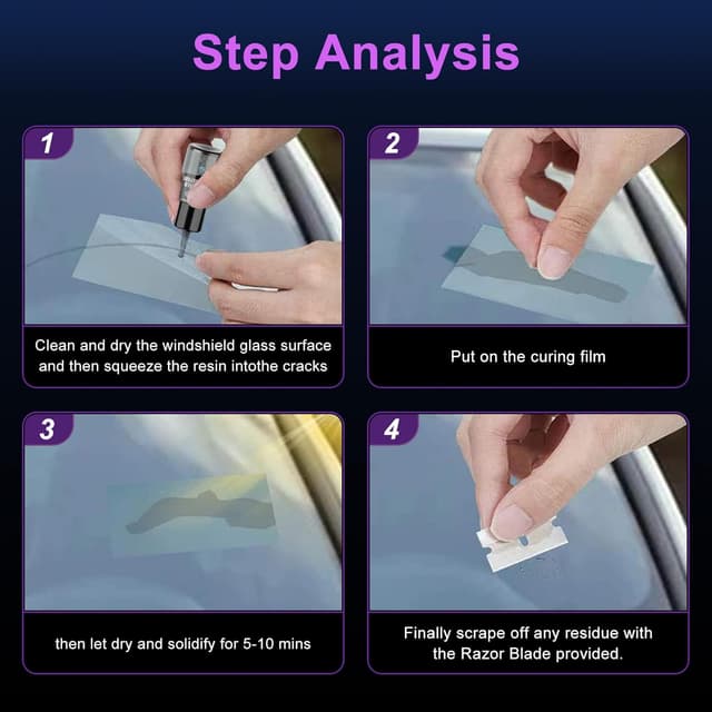 Thumbnail 6 de Soneat Windscreen Chip Repair Kit 20–30 min