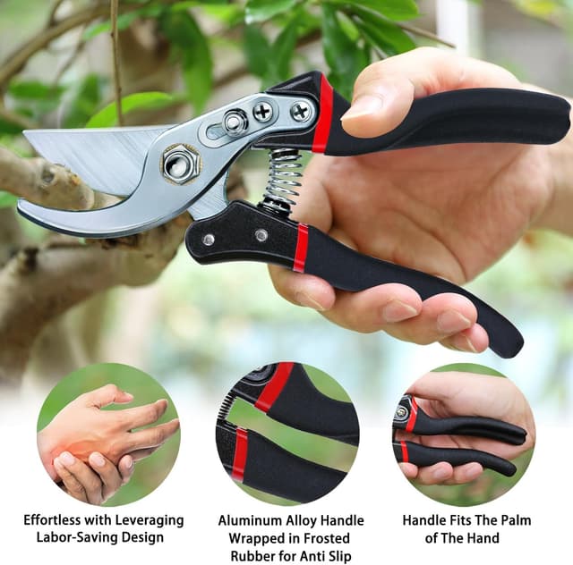 Detalle de Kynup SK-5 Garden Secateurs with ergonomic handle ✂