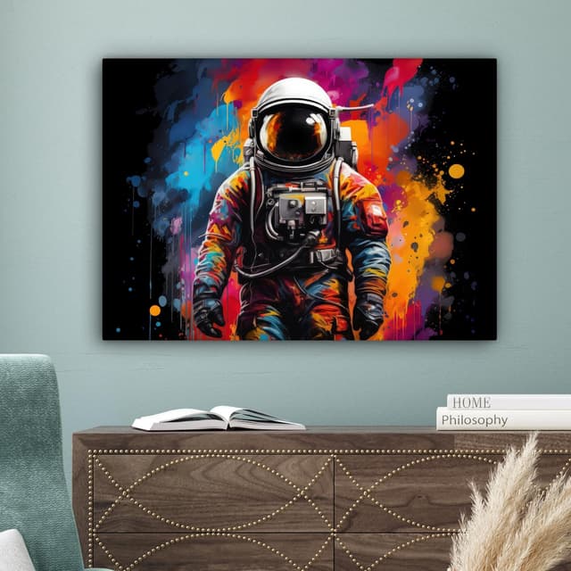 Thumbnail 4 de Impression sur toile 80x60 cm astronaute