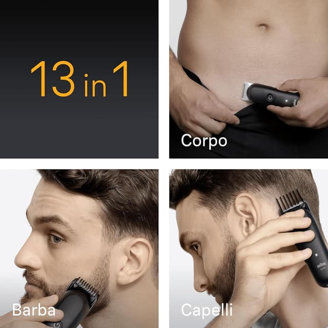 Detalle de Braun Series 5 AIO5565 rifinitore 13in1 per barba e capelli