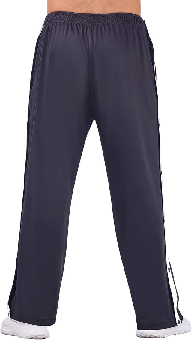 Detalle 2 de Deyeek Men's Tear Away Basketball Pants with Pockets