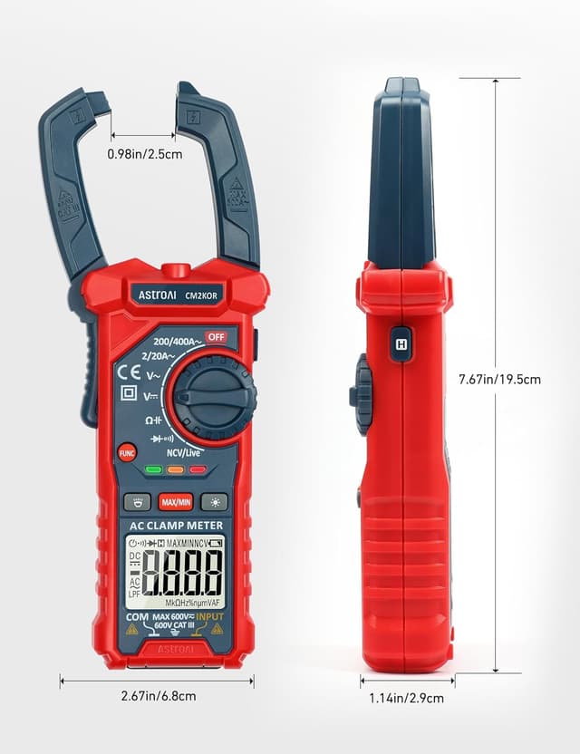 Thumbnail 6 de AstroAI Digital Clamp Meter 2000 Stromzange
