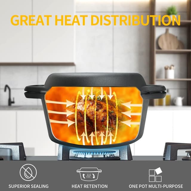 Thumbnail 6 de EDGING CASTING 2-in-1 Cast Iron Dutch Oven 🥣