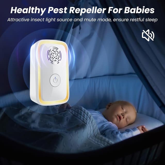 Thumbnail 5 de PKBD 6 PCs Rodent Ultrasonic Pest Repeller 1600 sq ft