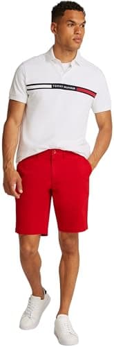 Detalle 2 de Tommy Hilfiger Polo Chest Insert Blanco L 96% algodón organic