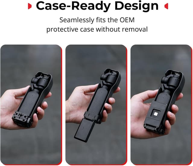 Detalle de SMALLRIG 5581 Support magnétique pour DJI Osmo Pocket 3, orientable jusqu’à 230°