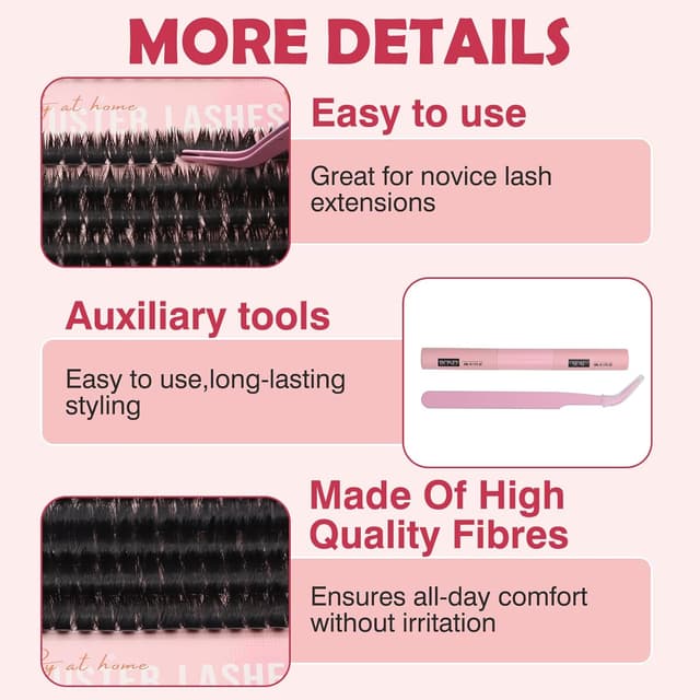 Thumbnail 2 de VEGCOO Pestañas postizas Naturels 560U 8–16 mm