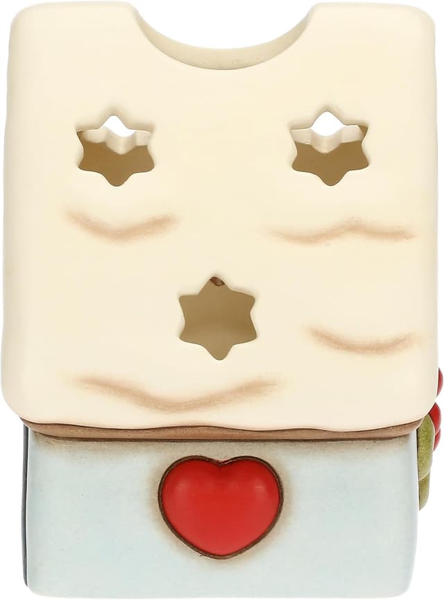 Thumbnail 1 de THUN Casetta porta tea-light con vischio 9,4×9,6×12 cm 🕯