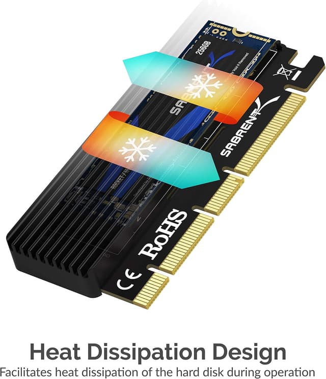 Thumbnail 4 de SABRENT EC-PCIE M.2 NVMe to PCIe x16 Adapter