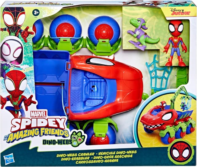 Detalle 2 de Spidey Dino-Webs Crawler Toy Car Playset