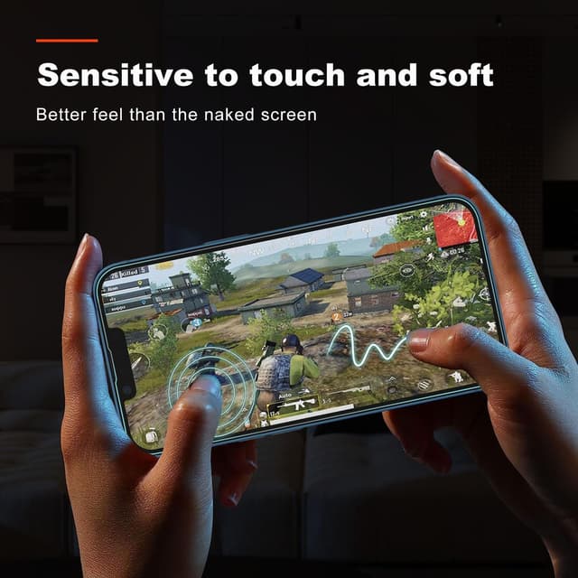 Thumbnail 6 de Tentoki Tempered Glass Screen Protector for iPhone 14 / iPhone 13 Pro / 13 (6.1in) – Full Coverage 3-Pack, 9H