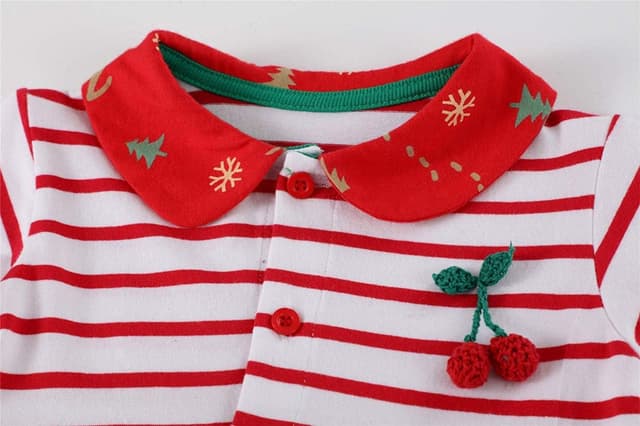 Detalle 2 de Mädchen Langarm-Kleid aus Jersey-Baumwolle in A-Linie – Einhorn-Motive & Stickereien