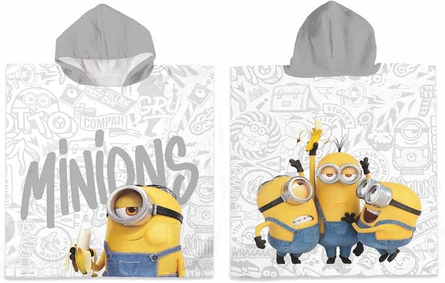 Detalle de Jerry Fabrics Poncho Minions 100 % coton