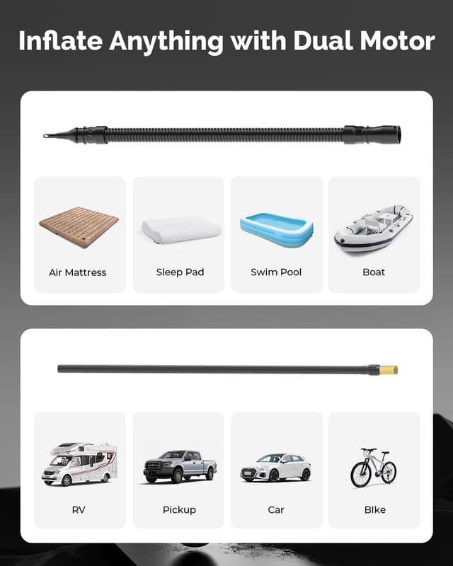 Thumbnail 4 de ETENWOLF VORTEX S6 19200 mAh tire inflator