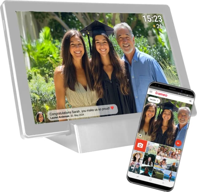 Thumbnail 3 de Denver PFF-1070 Weiß digitaler Bilderrahmen 16 GB