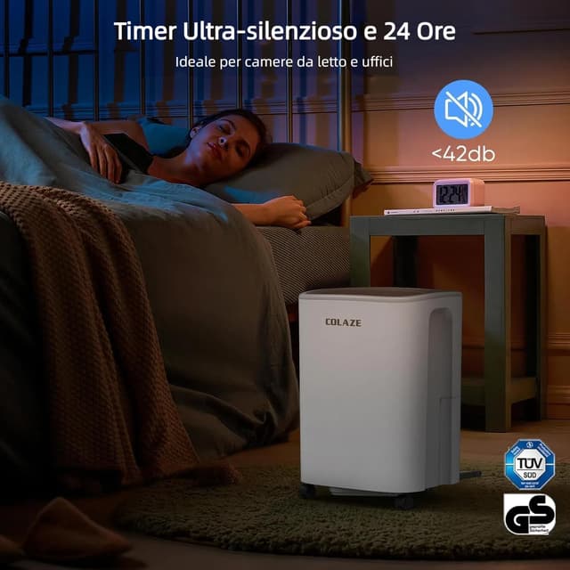Thumbnail 6 de COLAZE Deumidificatore portatile 12 litri/giorno per 30 m² 🏠