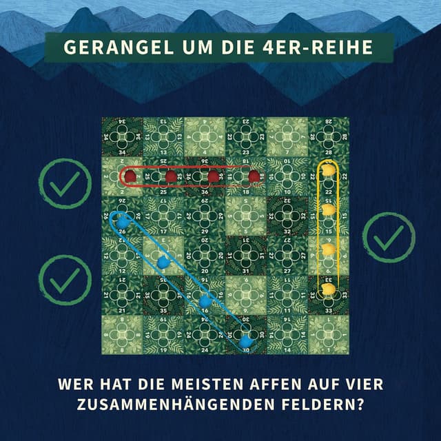 Detalle de KOSMOS 683740 Monkey Fun – schnelles Familienspiel für 1–4 ab 8 Jahren