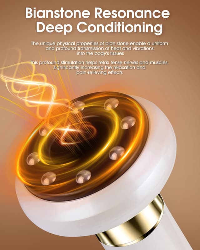 Detalle 2 de Velora Massaggiatore Anti Cellulite elettrico con gua sha e 12 modalità