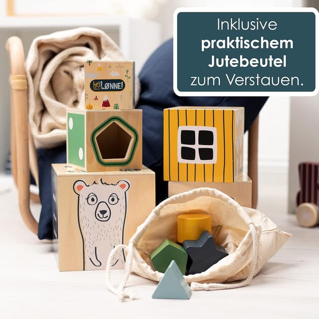 Thumbnail 4 de HEJ LØNNE Torre de Madera para Apilar 1 año