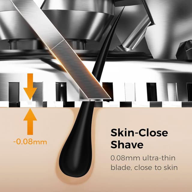 Thumbnail 6 de DOAO 100% waterproof rotary razor 9000RPM