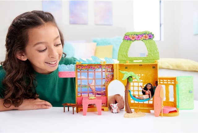 Detalle 2 de Mattel Moana Storytime Stackers doll house